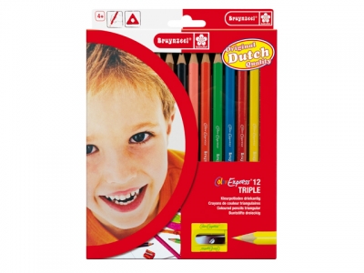 مداد رنگی 3 گوش 12 رنگ برونزیل- 3305K13C